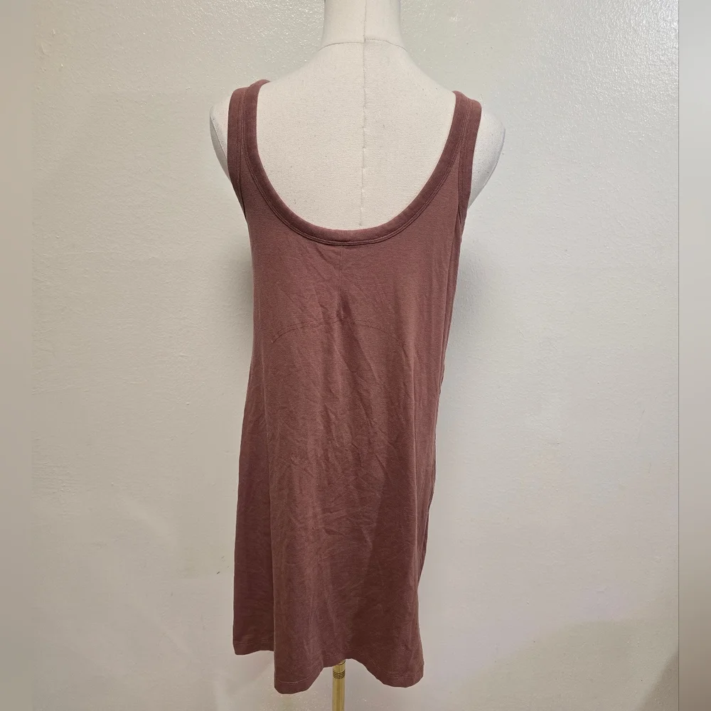 Lululemon Classic-Fit Cotton-Blend Scoop Dress Ancient Copper Size 6